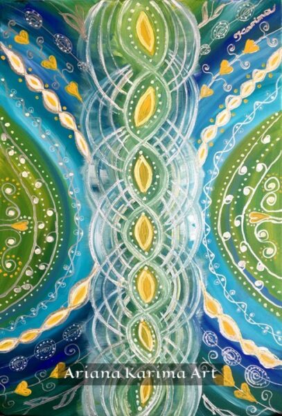 krysztalowe dna ariana karima obraz dna