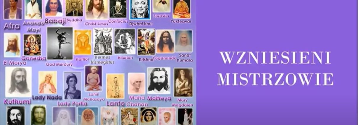 zdjecie wzniesionych mistrzow oswieconych istor jak Jezus, Saint Germain, Kuthumi, Babji, Mantreya